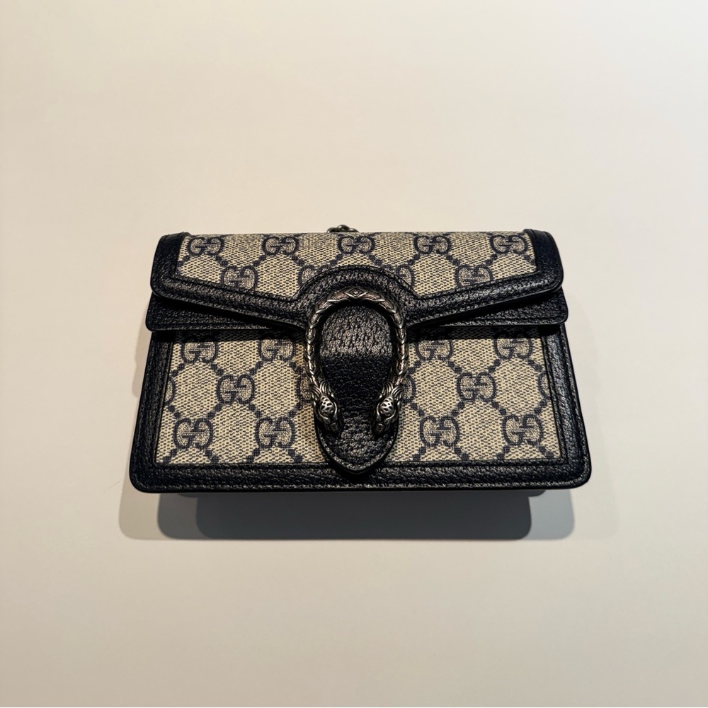 Gucci Beige and Black Dionysus Bag